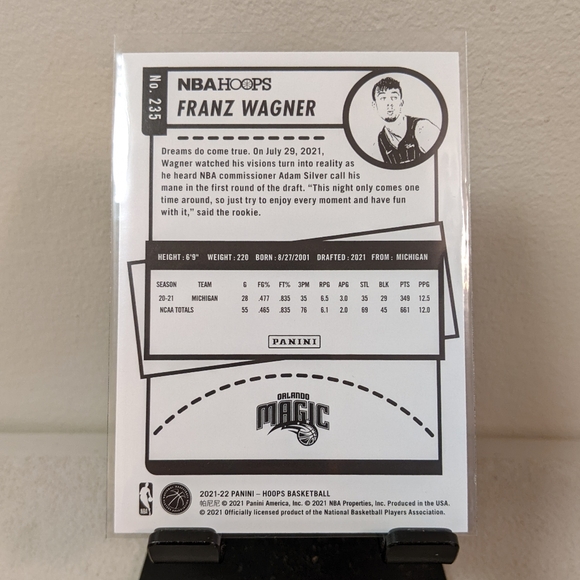 FRANZ WAGNER ROOKIE LOT 2021-2022 Panini Contenders NBA Hoops Basketball Cards - Picture 5 of 7